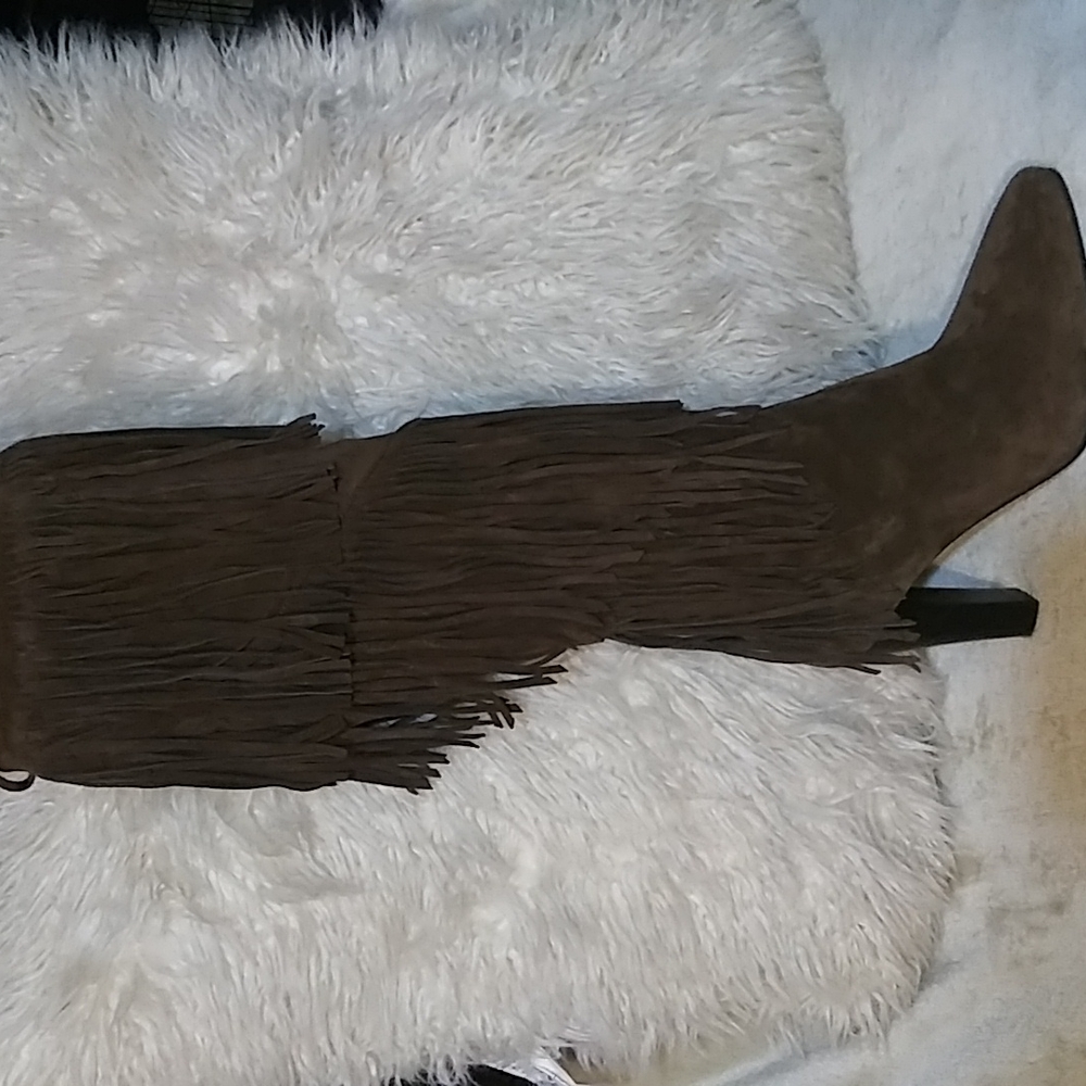 Saint Laurent Cigaro fringed boots NWT! SZ 38